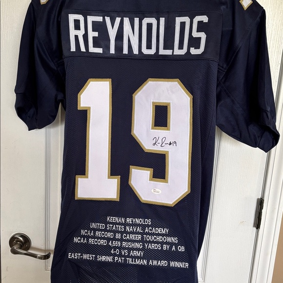 Vintage Keenan Reynolds Autographed Naval Academy Jersey - Picture 6 of 10